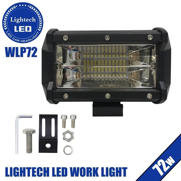 Lightech Waterproof High Power LED Work Lighting, 18W Tow Truck LED Work Light Bar