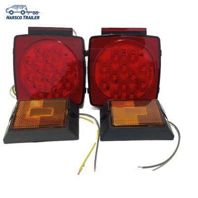 12V LED Waterproof Trailer Tail Light Kit