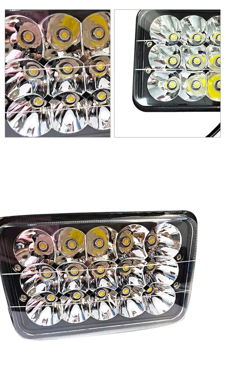 Weefine Factory Supply 45W 5inch 15LEDs Auto Offroad LED Work Headlight