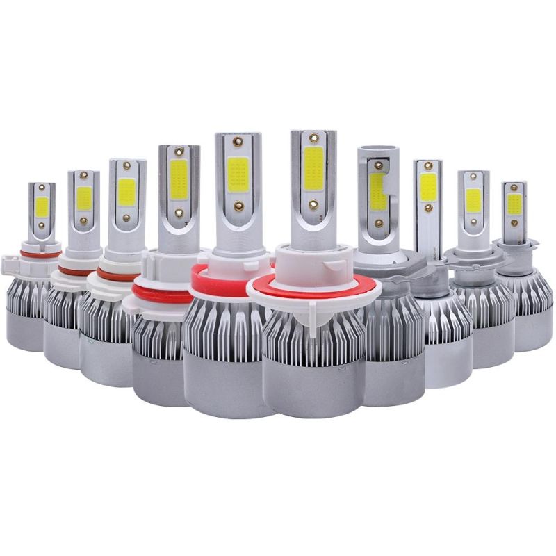 Wholesale Cheapest C6 Car LED Lighting 80W 12000lm Auto Lamps LED Light Bulb H4 H7 H11 9005 9006 LED Headlight