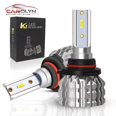 K1 LED Car Light Fanless 10000lm 6000K H4 H13 9005 LED Headlight