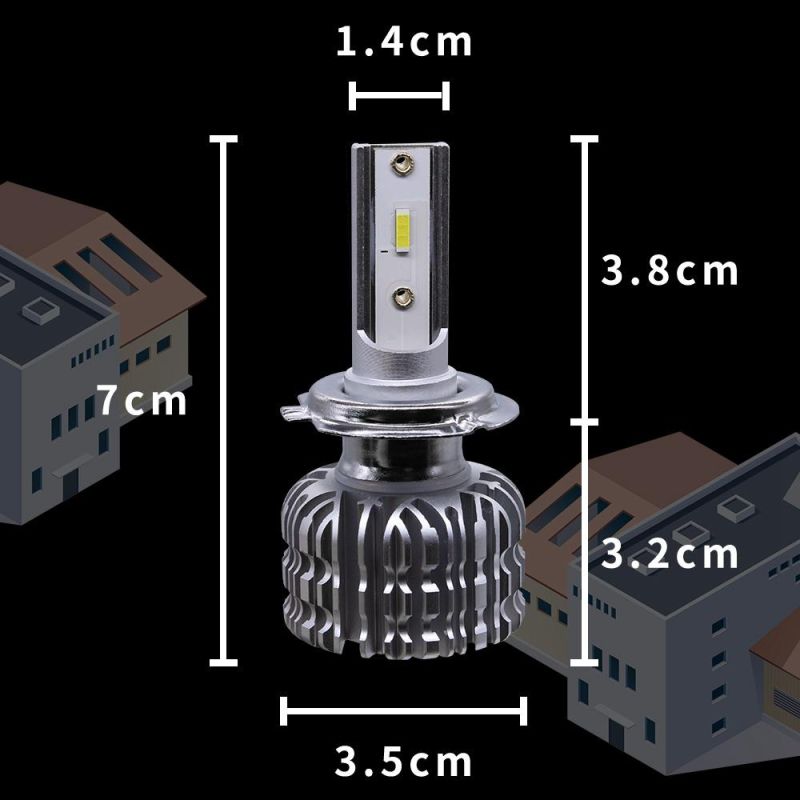 Car Headlight LED Conversion 4800lumen 12V DC 26W