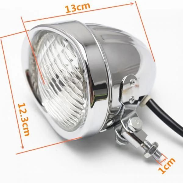 Motorcycle Headlight Lamp 4 Inch Clear Cover Headlamp Headlight