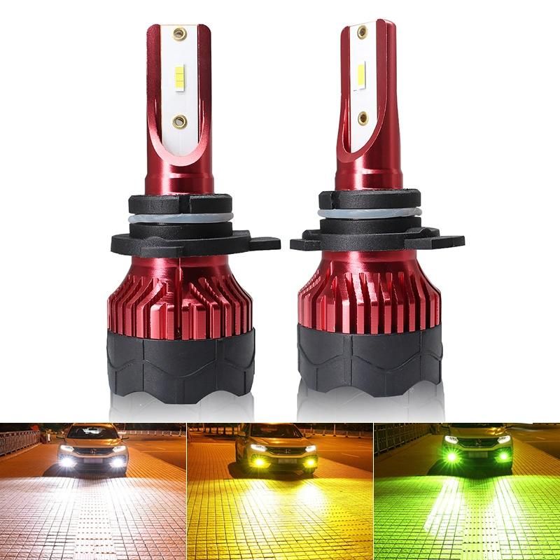 Wholeasle 1pair H4 LED H7 Auto Car Headlight H1 K5 55W 6000lm 6000K Automobile Bulb 9005 9006 H3 H13 H8 880 H27 9004 9007 H11 881 LED Headlight Auto Bulbs