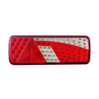 Manufacturer Emark Approval UV PC Rectangle 10-30V Stop Turn Tail Fog Reflector Signal LED Rear Trailer Light