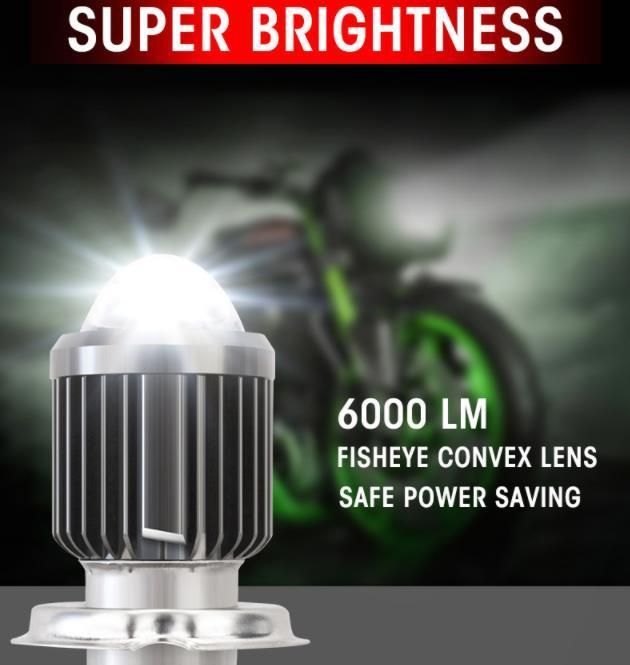 OEM High Low Beam Yellow White Dual Color Spot Beam 12V 80V IP68 Projector Lens 30W Mini Driving Light for Motorcycle