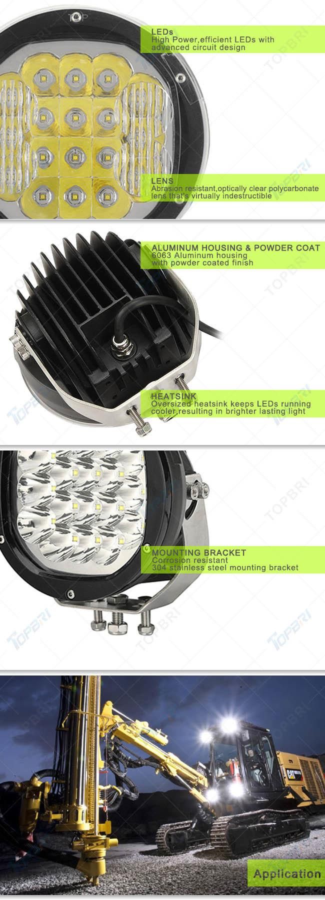 4X4 90W Offroad Truck Trailer LED Driving Spot Work Lights