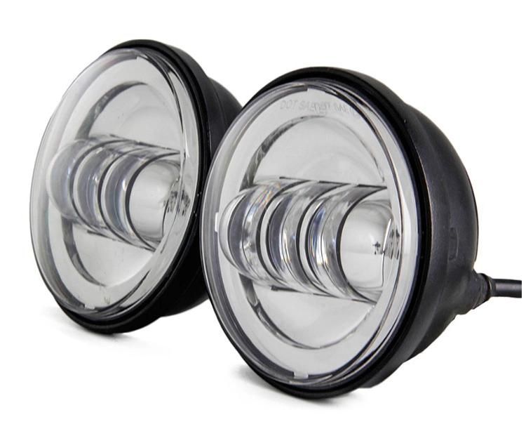 Round 4.5 Inch 30W LED Auxiliary Lamp for Motorcycle Harley Passing Fog Light