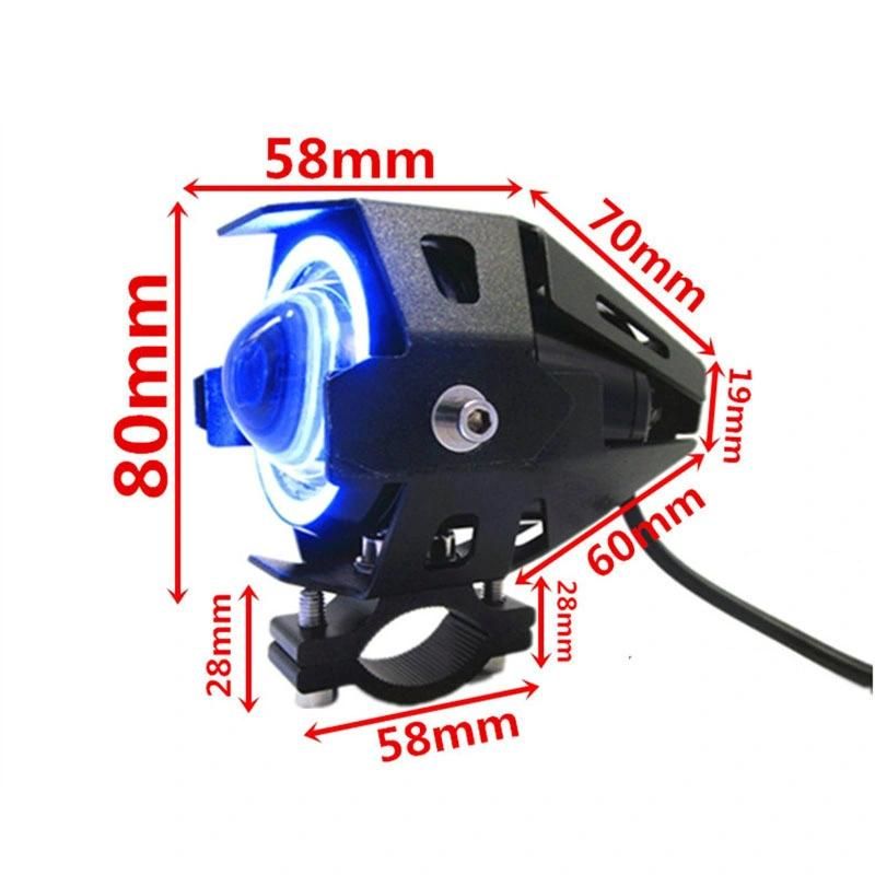 125W LED Motorcycle Light 3000lm U5 U7 LED Light Motorcycle Headlight