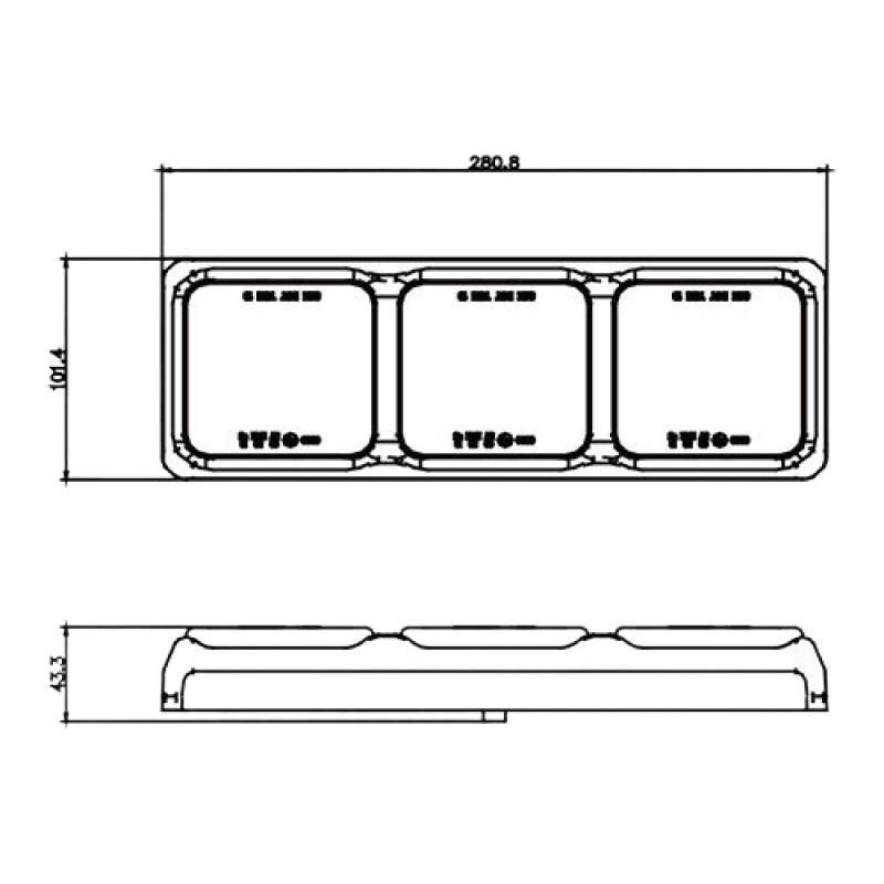 48 LED Combination Signal Light