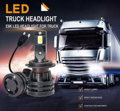 Wholesale Factory DC24 48V LED Truck Headlight H11 H4 H7 6500K H1 H3 H13 9004 9005 9006 9007 9012 IP68 60W LED Headlight Bulbs