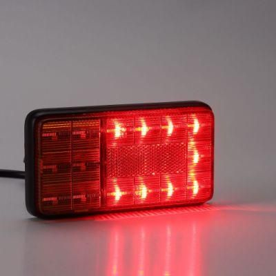 Auto Parts 12V Rectangle LED Turn Stop Tail Lamp Truck Trailer Tail Lights