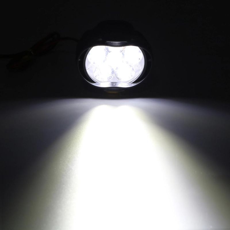 Wholesale Motorcycle Headlight 6500K White Super Bright 6 LED Working Spot Light Motorbike Fog Lamp 1200lm LED Headlight