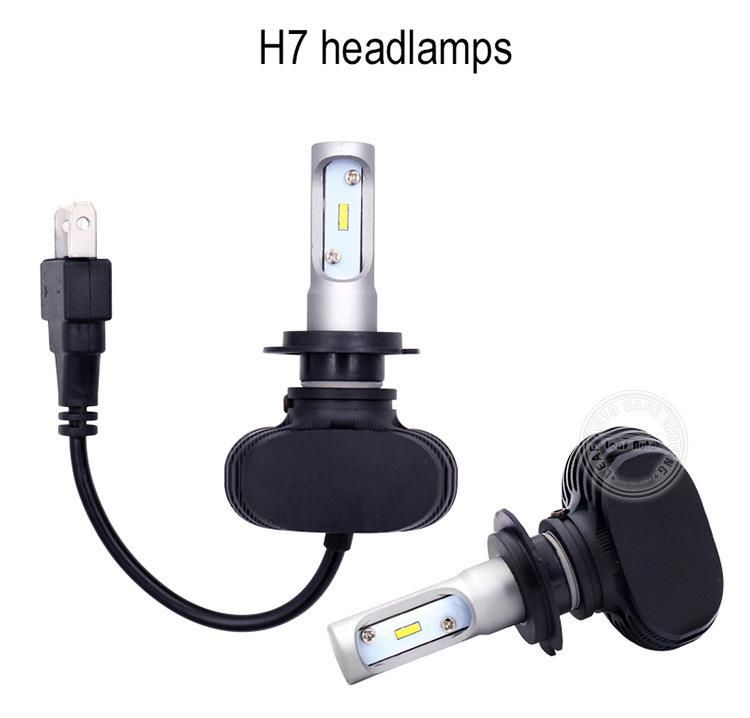 S1 Auto Luces LED H3 H8 H11 H4 Car LED Focos LED H7 Bulb Car Headlight High Low Beam 12V 24V Fog Light Kit Automobile Headlight Bulb S1