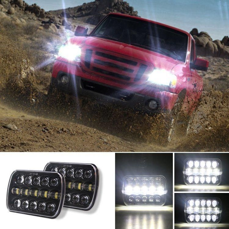 7X6 45W 5X7 Inch High Low Sealed Beam LED Headlight