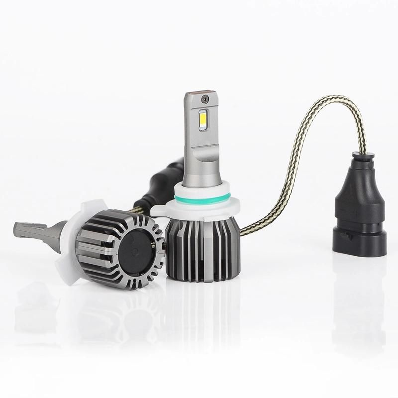 Lightingway Auto LED Light L6 Mini Size Design 50W 6000lm 9012 Headlight Hir2 Car LED Bulb