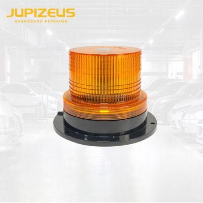 10-24V Amber Car LED Warning Light Flashing Magnetic Base Light Rotating Warning Strobe Light