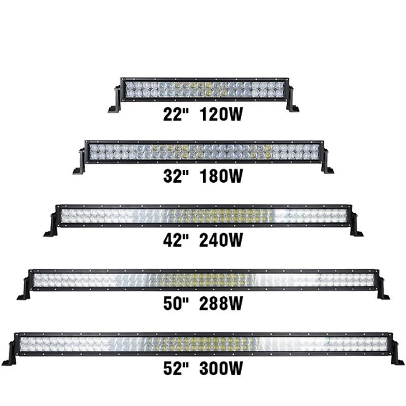 High Intensity 180W Outdoor LED Light Bar Light 5D Lighting