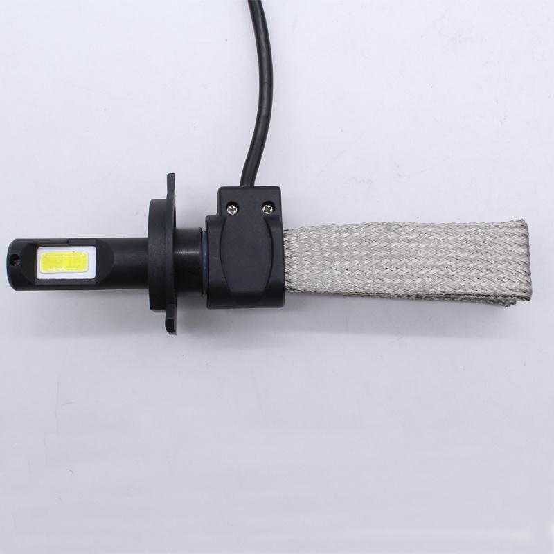 Auto Part H4 LED Car Headlight 4000lm Heat Sink with Copper Belt