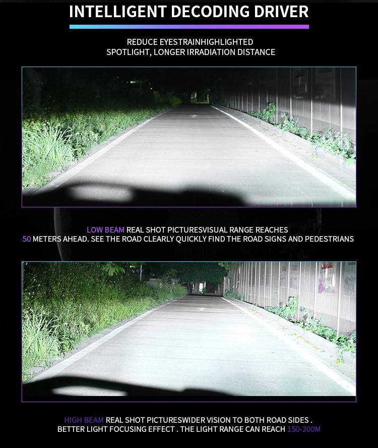 V13 Super Bright High Power Car LED Headlights 40W High Low Beam 9005 9006 H7 H13 H11 Auto LED Headlamp