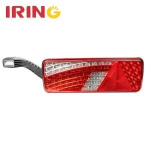 10-30V LED Indicator Stop Reverse Fog Reflector Combination Tail Light for Truck Trailer