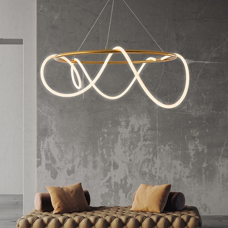 New Light Luxury Fashion European and American Modern Minimalist Art Creative Restaurant Bar Bedroom Chandelier