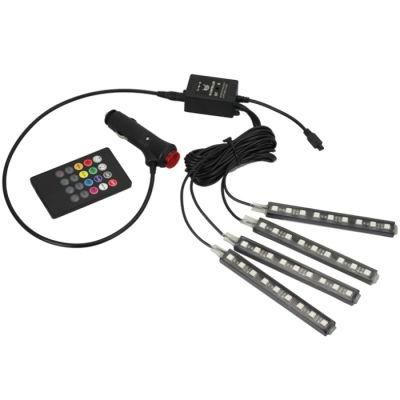 9SMD 5050 Music Remote Control RGB Interior Atmosphere Light