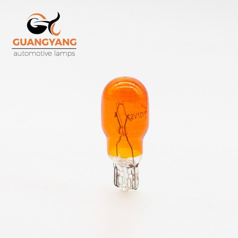 Factory T15 W16W Amber 12V 16W Car Light Stop Bulb Turn Signals Halogen Lamp