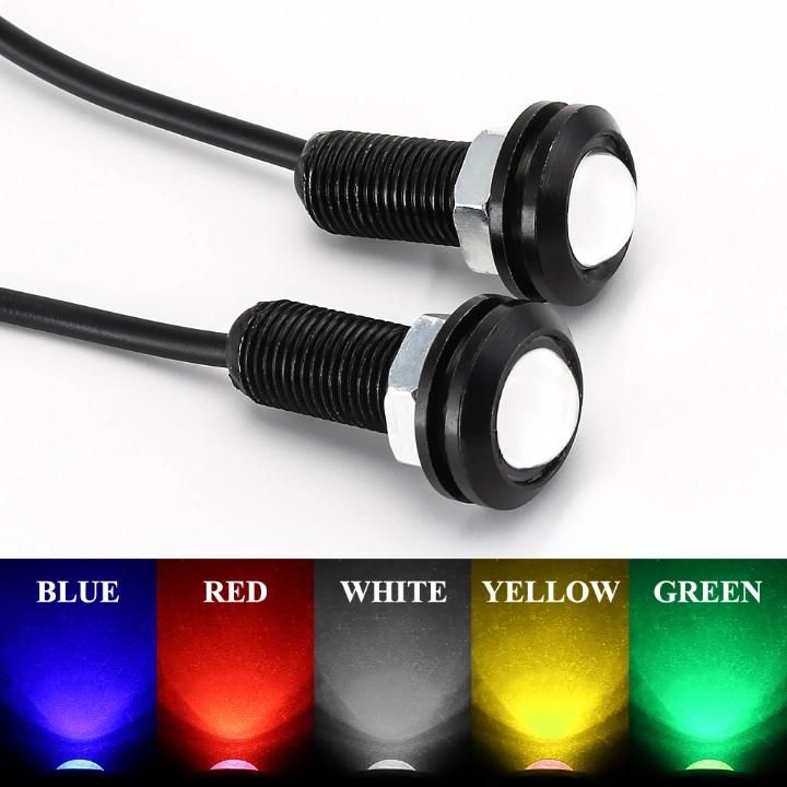 18mm Car Eagle Eye DRL LED Daytime Running Light LED 12V Backup Reversing Parking Signal Automobiles Lamp