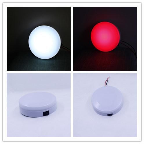 Interior White/Red LED Multipurpose Light with Switch for Boat RV Caravan