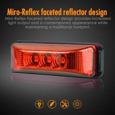 LED Truck Trailer Front Rear LED Side Marker Lights Indicator Lamp