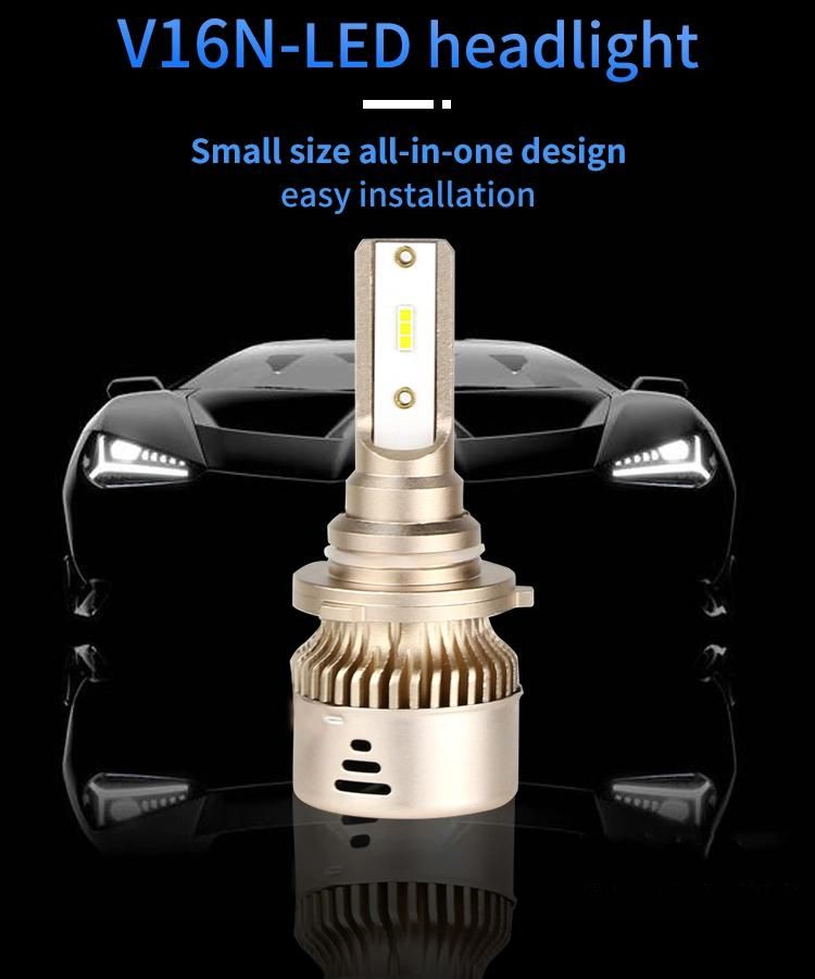 Factory Wholesale Car Bulb LED Headlight 6000K H3 H4 H7 H11 9005 High Low Beam Can Bus H4 48W LED Headlight