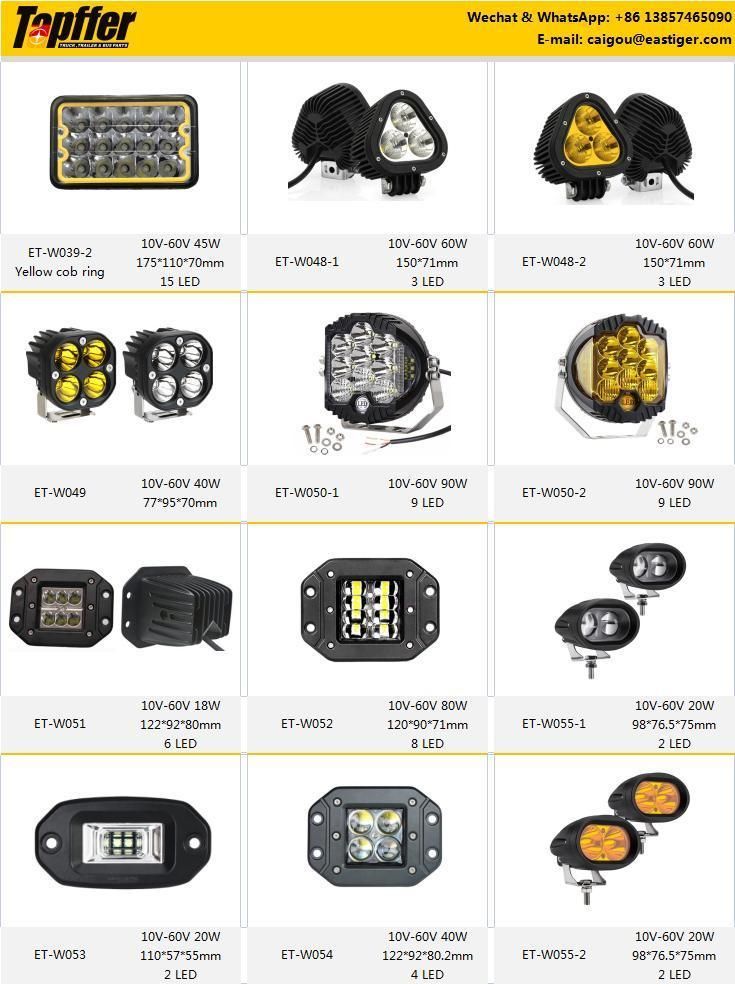 High Quality Factory Price Wholesale Car LED Lights LED Working Light Bar LED Offroad Light Bar Waterproof IP67