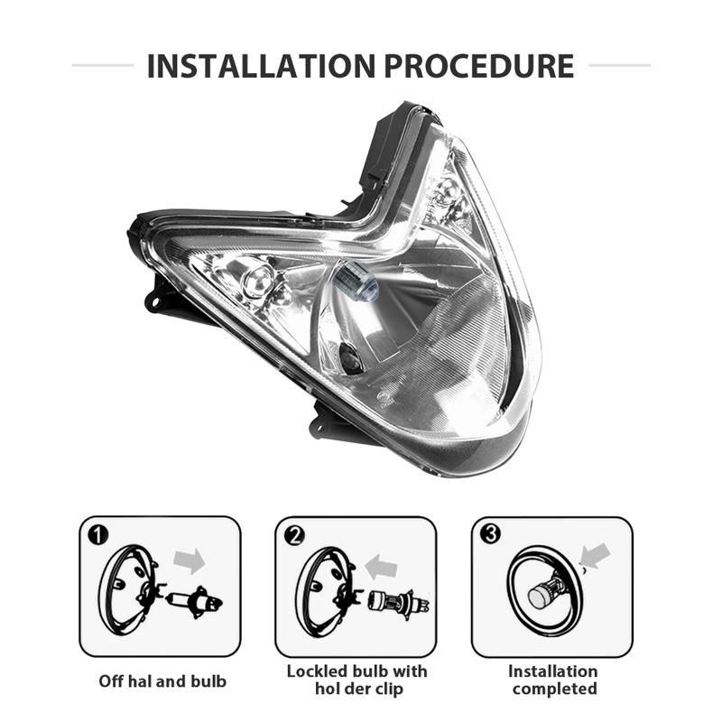 1200lm 12W 12V Hot Sale LED Ba20d H4 LED Light Motorcycle Headlight