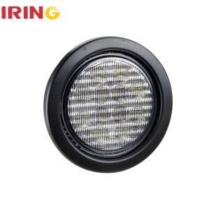 10-30V White Round Reverse Tail Light for Truck Trailer with E4 (LTL1073W)