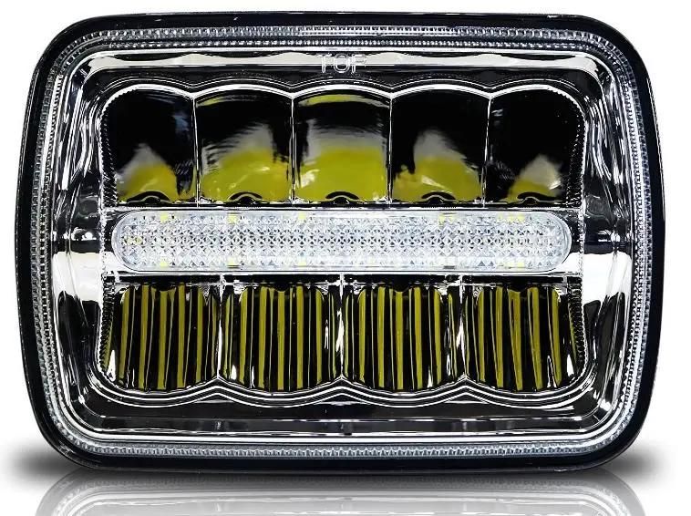 5X7 LED Headlight for Truck, 45W Square LED Headlights for Truck, Offroad LED Driving Light for Cherokee