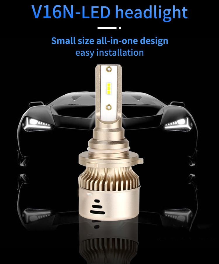 Hot Selling Plus Headlight H4 H7 6500lm 6000K Auto LED Headlight Bulb Kit for Universal Car