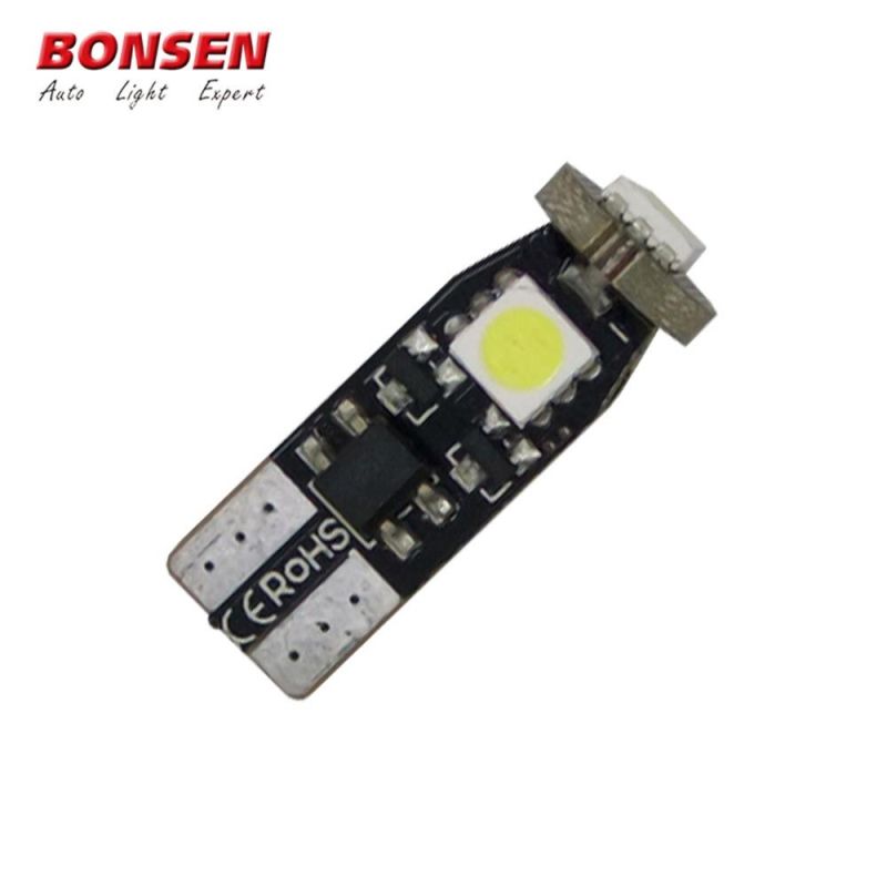 High Quality Wholesale 3 SMD 5050 T10 LED 3W 12V LED Canbus W5w 194 Indicator Bulb