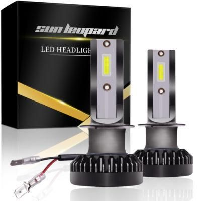 Powerful 2PCS Car Headlight Lamp H7 H8 H9 H11 LED Bulbs Headlight 9005 Hb3 9006 Hb4 9012 Hir2 6000K Fog Light 9V-32V 8000lm LED Lamp 75W