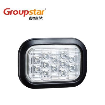 Adr E-MARK Rectangle 10-30V Jumbo Truck Trailer Tractor Stop Tail Lamp Trailer LED Light