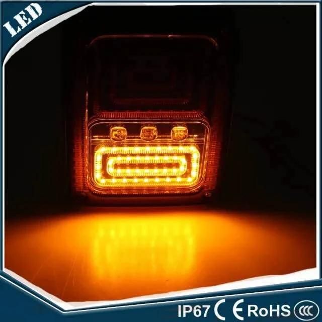 for Jeep Wrangler Rubicon LED Tail Light Run Turn Reverse Brake Light Jk LED Rear Lamp