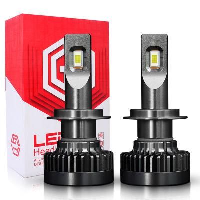 Canbus 9005 Hb3 LED Headlight Bulb H1 H3 H4 H7 H8 H9 H11 Hb4 9006 Hir2 9012 Fog Light 12-24V High Low Beam 6000K Csp 3570 Headlamp