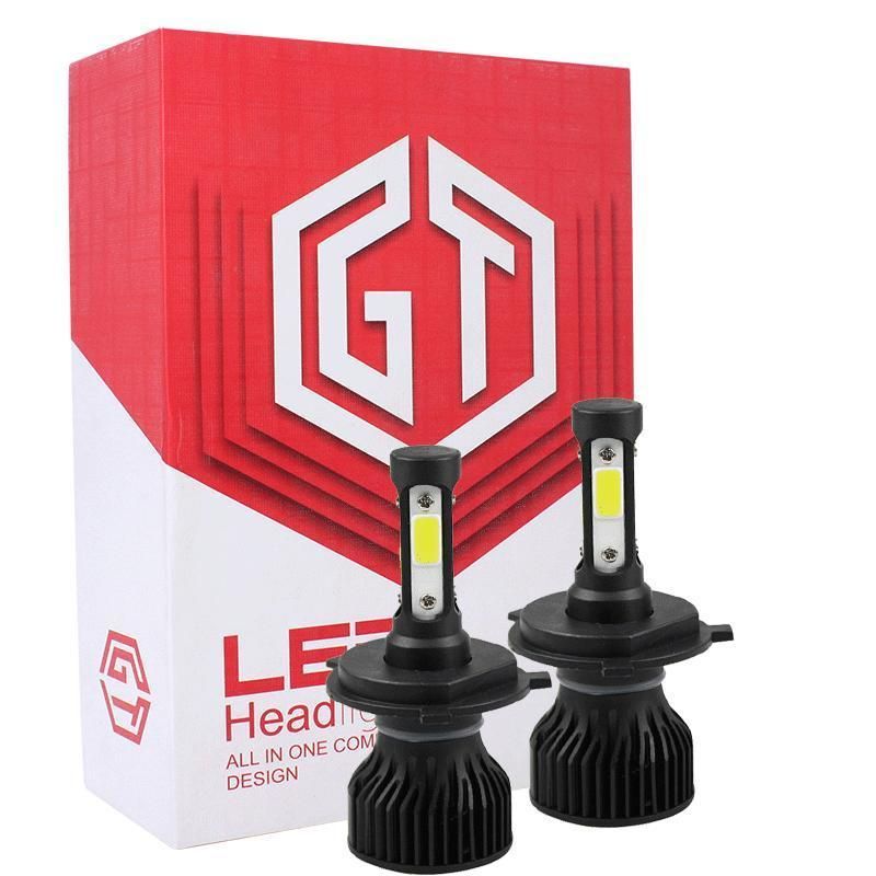 Lightech Auto LED Headlight 6000K 4500lumen 25W Headlight LED with S5 H4 LED Light