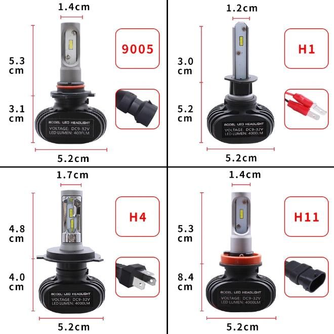 Price of LED Headlights 4000lumen Headlamp Car