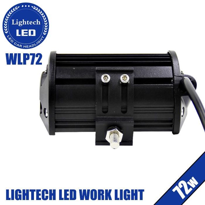 Lightech Auto Light System Dual Color Strobe Light 12V 6500K IP67 4X4 3 Inch LED Work Light