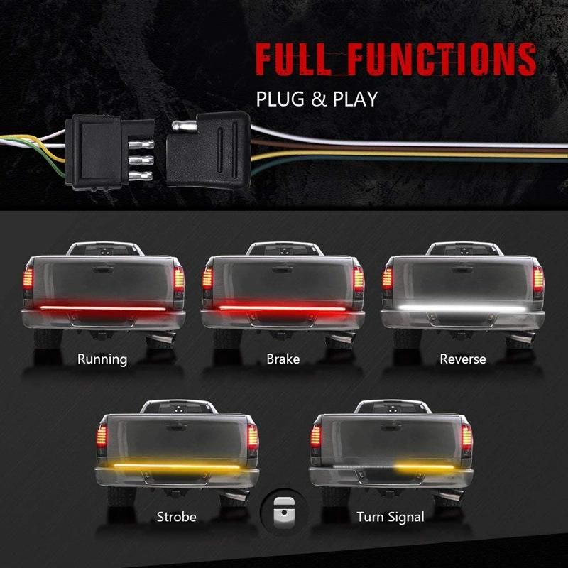 Flexible LED Tailgate Light Bar for Pickup Truck Cars