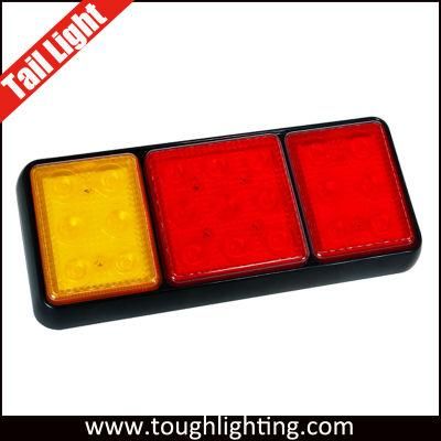 Universal Surface Mount LED Truck Tail Lights with Stop / Turn Signals / Reverse Function