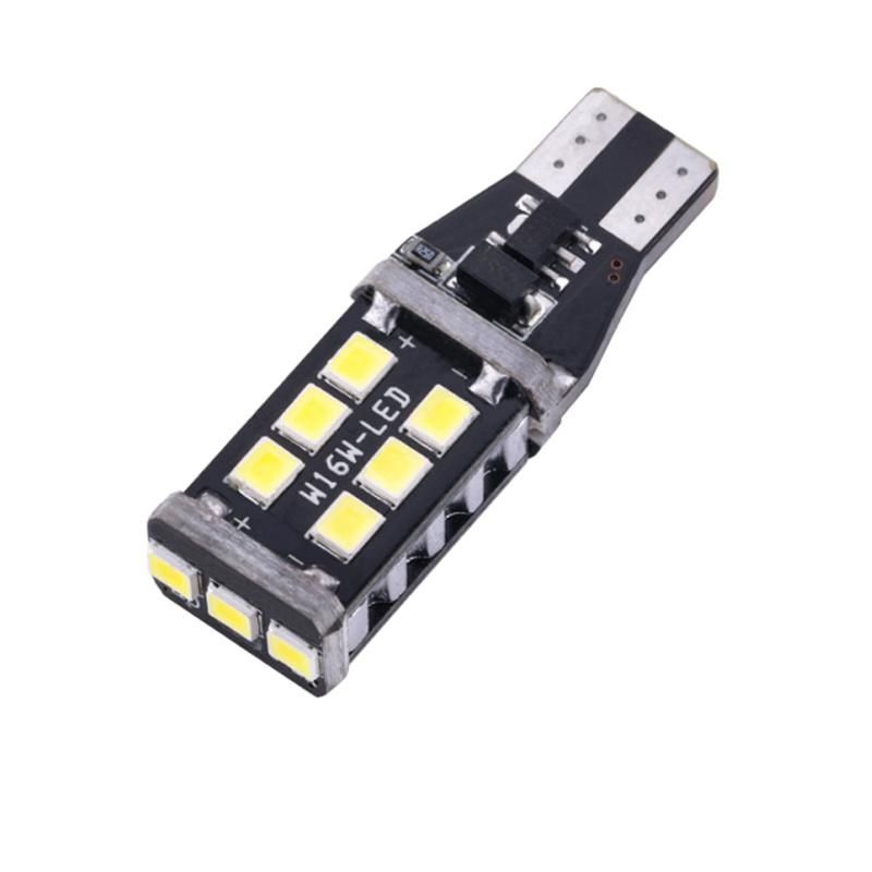 T15 High Power 2835 15-SMD Backup Light Auto LED Bulbs