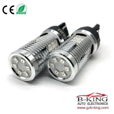 LED Auto Lamps No Hyper Flash Canbus 7443 T20 Red 3030SMD LED Brake Tail Lamp