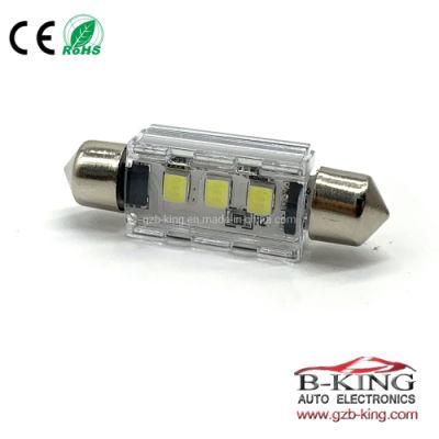 Auto Interior Light 39mm Festoon 3030 3SMD LED DC9-20V for Car Dome License Plate Light